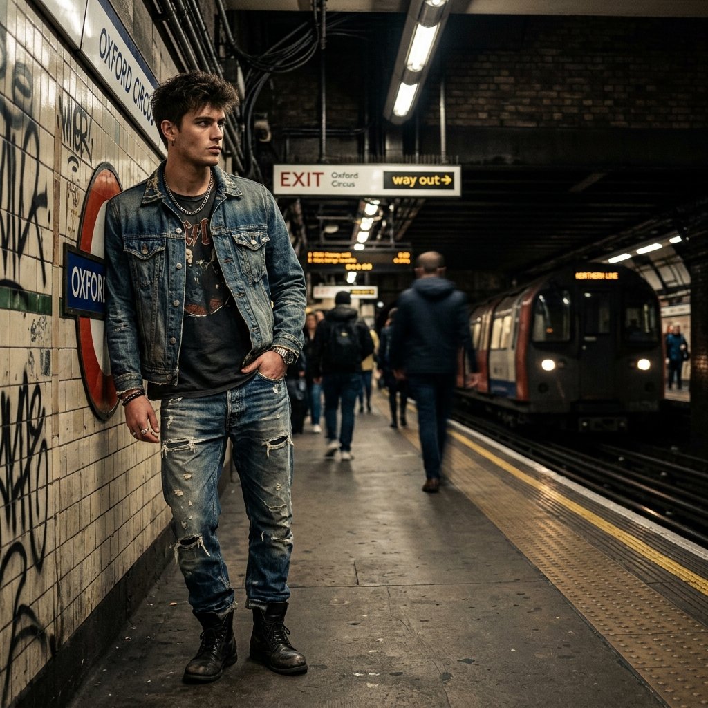 Edgy Denim Streetwear